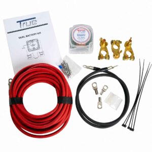 True® Auxiliary Car Battery Isolator Kit, Heavy-Duty Smart Isolator