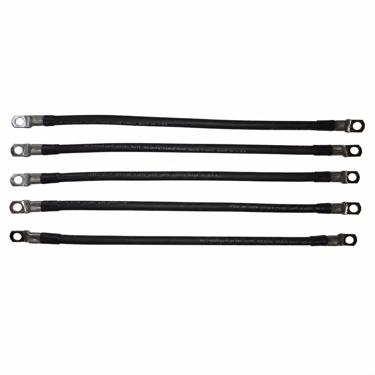 True® Amalgamated 4-Gauge 5 pc Club Car DS 1995 & Up Battery cable Set U.S.A