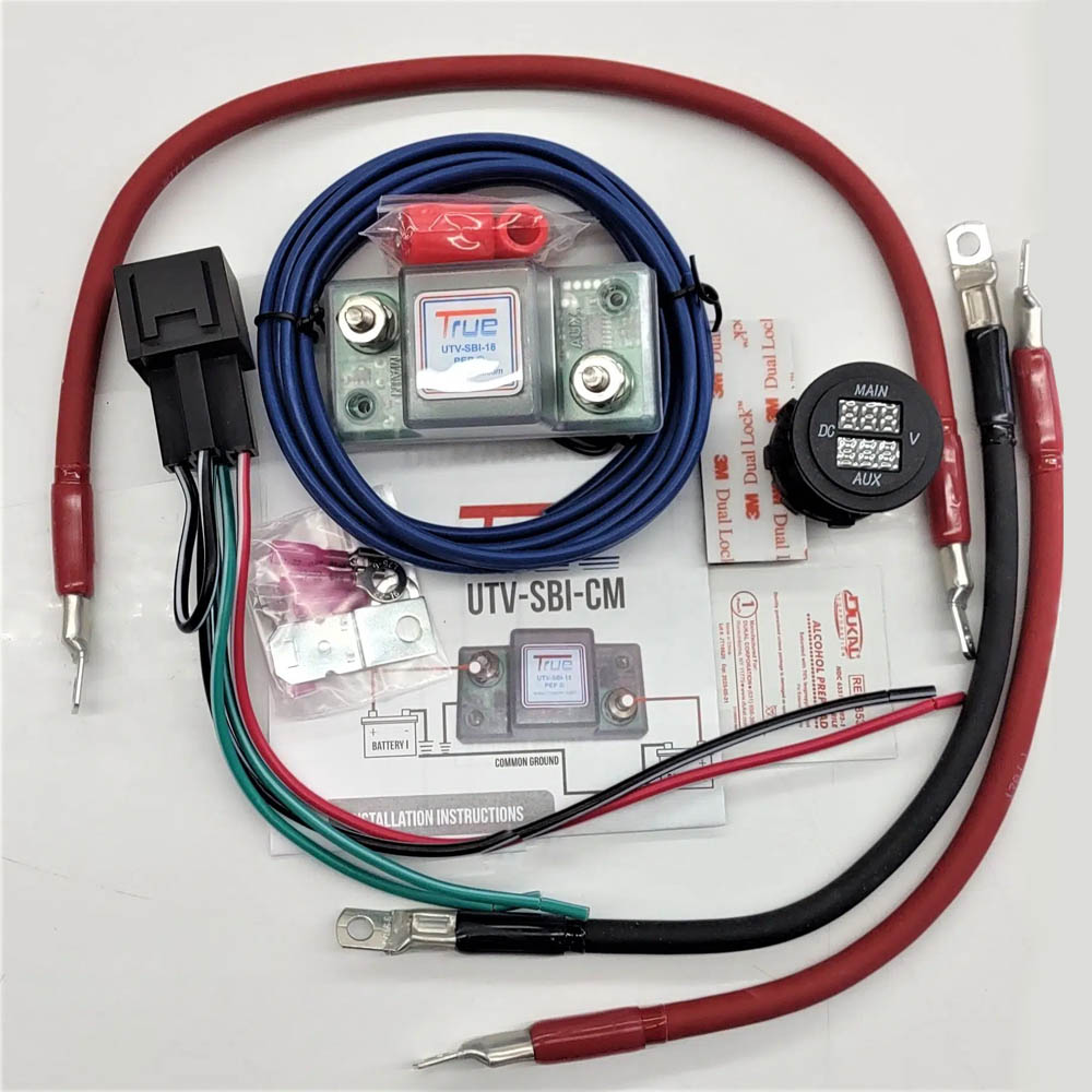 utv dual battery kit