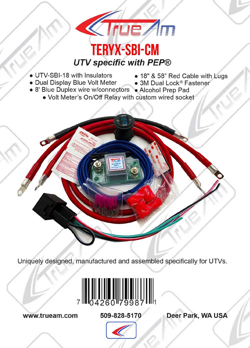 True® Kawasaki Teryx Dual Battery Connect & Monitor Kit TERYX-SBI-CM