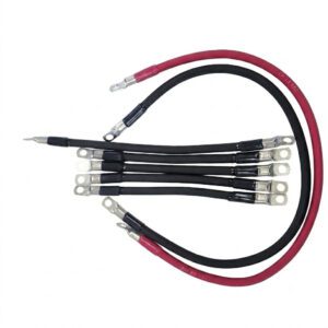 True® 7 Piece Complete Battery Cable Kit Compatible with EZGO TXT 1994-UP 36v & 48v Golf Cart Models