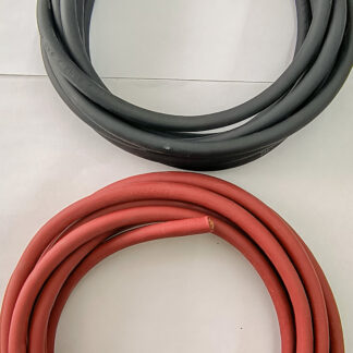 TRUE® 4 Gauge AWG 25 Ft Black + 25 Ft Red Flexible Copper USA Welding Cable