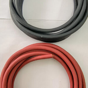 TRUE® 4 Gauge AWG 25 Ft Black + 25 Ft Red Flexible Copper USA Welding Cable