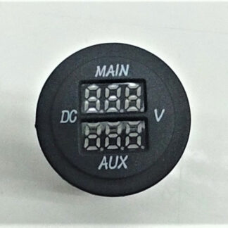 Single Meter Dual Display Volt Meter (Blue display)