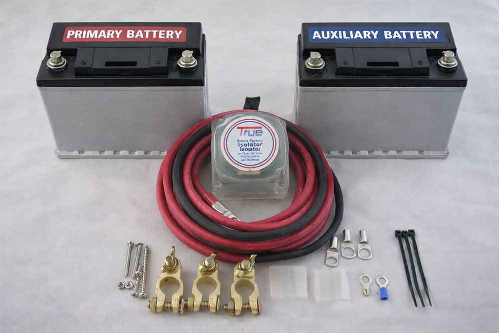 Camper Trailer Battery Kit with True Isolator